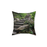 Take a path somewhere new.  Nature Path Throw Pillow