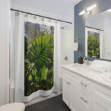 How to feel like a momentary getaway! Jungle Shower Curtains