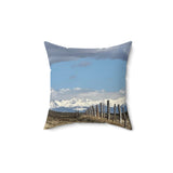 The views!!  Mountains Throw Pillow