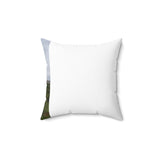 Walk where the views are amazing! Mountain Throw Pillow
