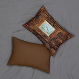 Always dream big!! Stained Glass Throw Pillow
