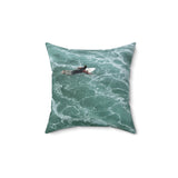 Surf Time! Unique Surfer Throw Pillow