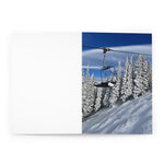 Perfect Day! Ski Lovers Chair Lift Greeting Cards (5 Pack)