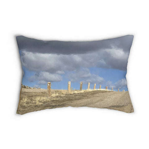 Where do you want the road to lead you? Country Road Throw Pillow