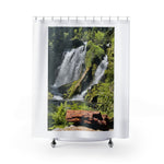 Waterfall energy.  Waterfall Shower Curtain