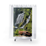 Waterfall energy.  Waterfall Shower Curtain