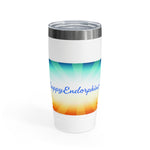 Staying Hydrated and Positive! Ringneck Tumbler, 20oz