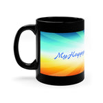 Helllooo Happy!!         11oz Black Mug