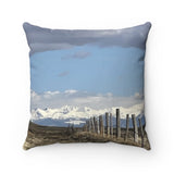 The views!!  Mountains Throw Pillow