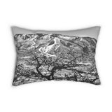 Mountain Mood!  Black and White Mountain Throw Pillow