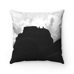 Climb to the Top! Climber Throw Pillow