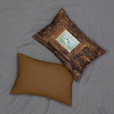 Always dream big!! Stained Glass Throw Pillow