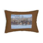 Western Cowboy Throw Pillow