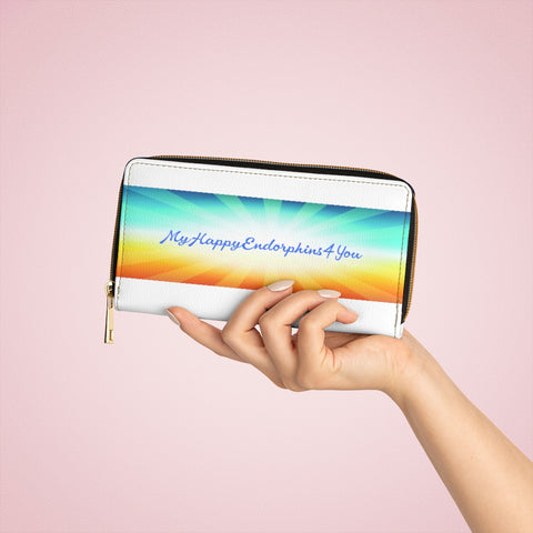 Choose Happy! Zipper Wallet