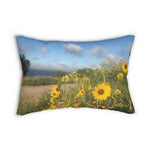 Stop and smell the daisies! Can't you feel the warm breeze? Unique Decorative Throw Pillow