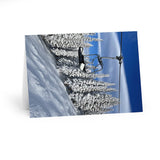 Perfect Day! Ski Lovers Chair Lift Greeting Cards (5 Pack)