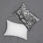 Mountain Mood!  Black and White Mountain Throw Pillow